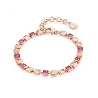 Bracciale Rosato Donna Cubica in Argento Zirconia RZCU78 - RZCU78